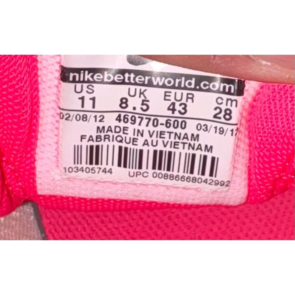 Nike | Women's | Sneaker | Move Fit | Fucsia/Pink | Shoe | Size 11 - Picture 8 of 12